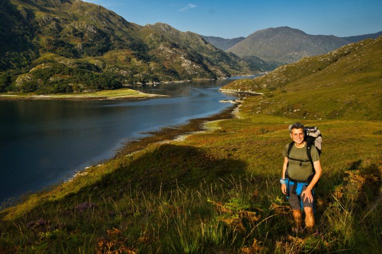 Trek through Knoydart to The Old Forge pub Image supplied by Peter Elia