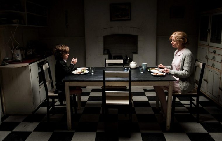 Noah Wiseman as Samuel. Essie Davis as Amelia The Babadook Film still SEAC