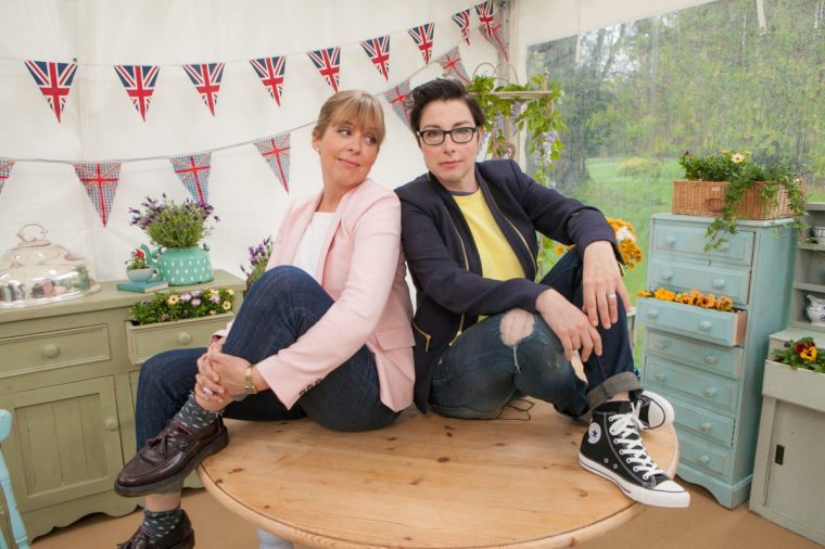 Television Programme: The Great British Bake Off - TX BBC: n/a - Episode: n/a (No. 1) - Picture Shows: Mel Giedroyc, Sue Perkins - (C) Love Productions - Photographer: Mark Bourdillon