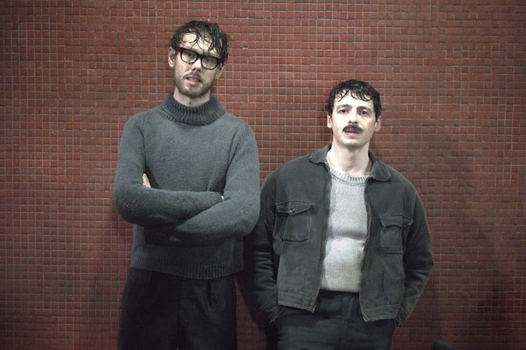 FX's Say Nothing -- Pictured: (l-r) Josh Finan as Gerry Adams, Anthony Boyle as Brendan Hughes. CR: FX