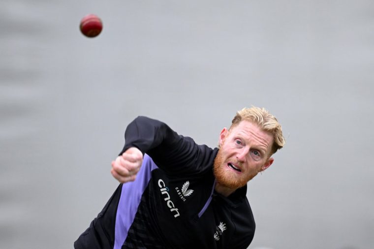 CHRISTCHURCH, NEW ZEALAND - NOVEMBER 26: Ben Stokes throws a ball at Hagley Oval on November 26, 2024 in Christchurch, New Zealand. (Photo by Joe Allison/Getty Images)