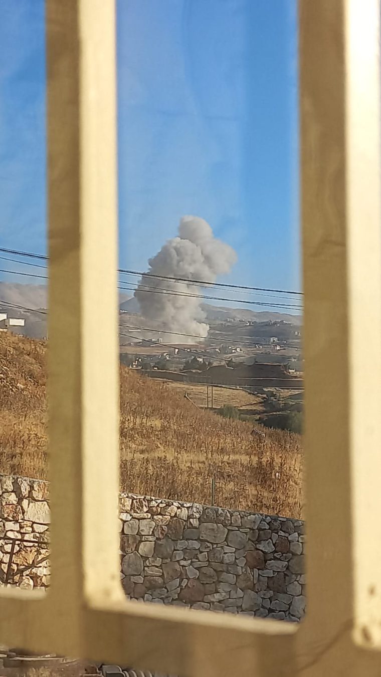 At Domaine Tourelles in Lebanon, Faouzi Issa, saw the impact of a strike before going back to work on his harvest. (PHOTO: Domaine Tourelles Faouzi Issa)