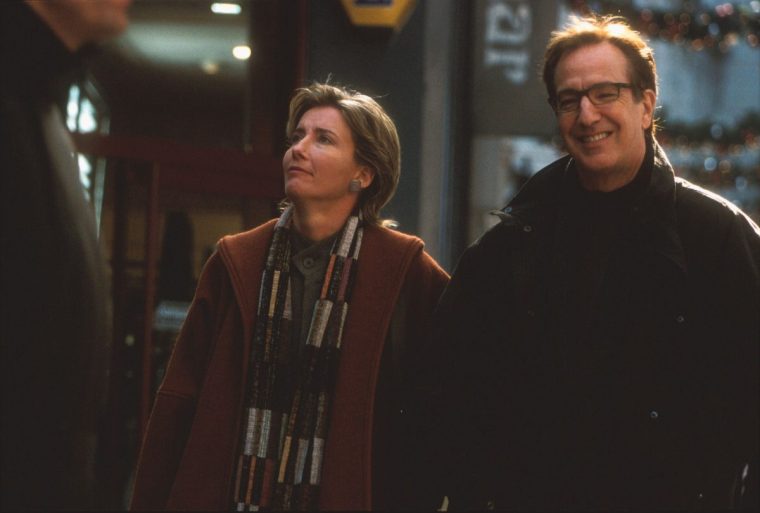 Love Actually film movie November 2003 actor Alan Rickman and actress Emma Thompson