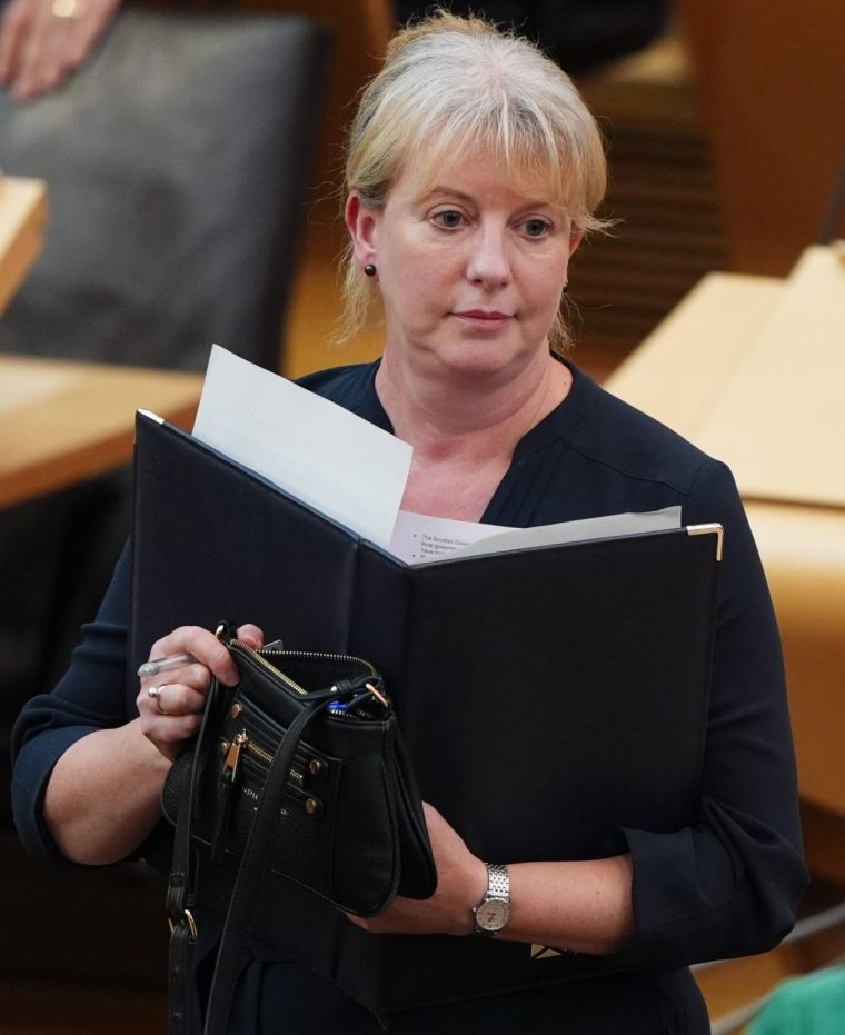 EMBARGOED TO 0001 TUESDAY NOVEMBER 26 File photo dated 03/09/24 of Finance Secretary Shona Robison ahead of making a Scottish Government Pre-Budget Fiscal Update in the Scottish Parliament at Holyrood, Edinburgh. The Chancellor's Budget has improved the short-term outlook for Scotland's public finances but ministers in Edinburgh would be wise to "bank" this year's money for future investment, economists have said. The respected Institute for Fiscal Studies (IFS) think tank said Finance Secretary Shona Robison would be wise to carry over some of the additional ?1.5 billion allocated to the Scottish Government in the current financial year. Issue date: Tuesday November 26, 2024. PA Photo. See PA story SCOTLAND Spending. Photo credit should read: Andrew Milligan/PA Wire