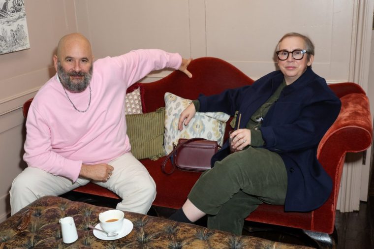 Morgan with her husband, the actor Jacob Krichefski (Photo: David M. Benett/Getty/Netflix)