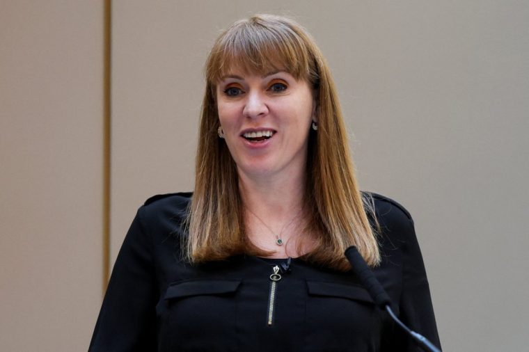 Deputy Prime Minister Angela Rayner giving a speech in Leeds, to launch the English devolution white paper. Ms Rayner has promised to make devolution the "default setting" for councils across the country after senior Government figures warned they could overrule local authorities' objections to push through key building plans. Picture date: Monday December 16, 2024. PA Photo. See PA story POLITICS Devolution. Photo credit should read: Phil Noble/PA Wire