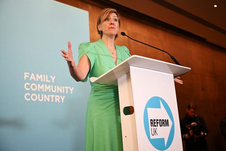 Andrea Jenkyns defected from the Conservative Party to stand as Reform’s mayoral candidate in Lincolnshire (Photo: Leon Neal/Getty)