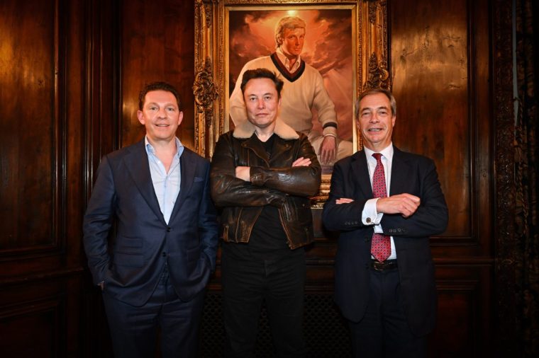 The world wealthiest man Elon Musk meets with Nigel Farage and Nick Candy at Donald Trump’s Mar a Lago estate (Photo: Stuart Mitchell/Reform UK/PA)