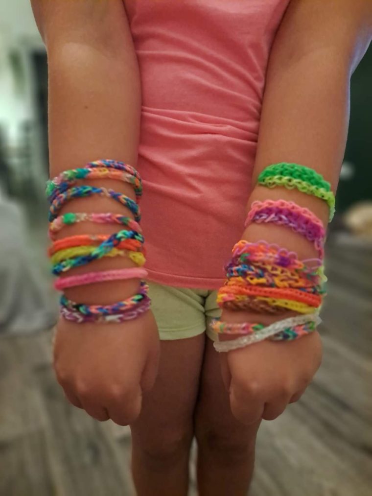 Grace Williams, nine, raised ?3,000 for Action for Children by making and selling bracelets (Photo: Action for Childen)