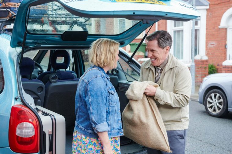 Gavin and Stacey: The Finale,Stacey (JOANNA PAGE), Bryn (ROB BRYDON),**** IMAGE STRICTLY EMBARGOED FOR PUBLICATION UNTIL: 00:00:01 HRS 10/12/2024 ****,Toffee International Ltd.,Tom Jackson