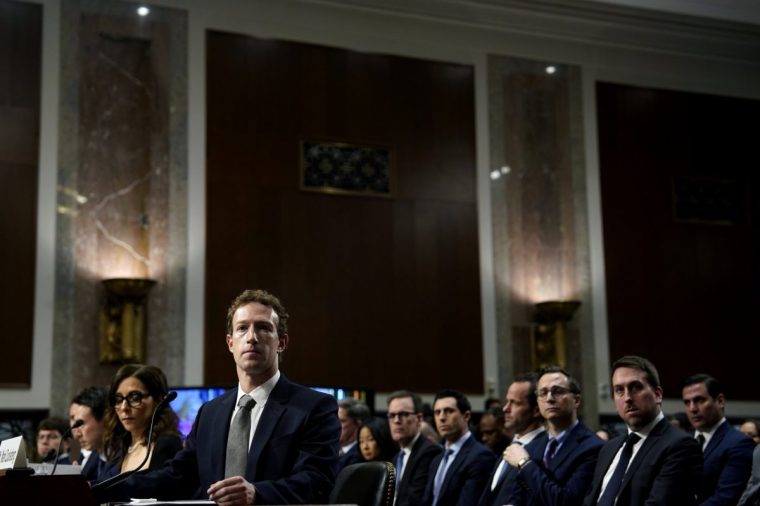 Mark Zuckerberg, chief executive officer of Meta Platforms Inc., center, center left, during a Senate Judiciary Committee hearing in Washington, DC, US, on Wednesday, Jan. 31, 2024. Congress has increasingly scrutinized social media platforms as growing evidence suggests that excessive use and the proliferation of harmful content may be damaging young people's mental health. Photographer: Kent Nishimura/Bloomberg via Getty Images