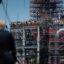 President Donald Trump tours Louisiana’s Cameron LNG Export Facility in May 2019. Credit: Brendan Smialowski/AFP via Getty Images