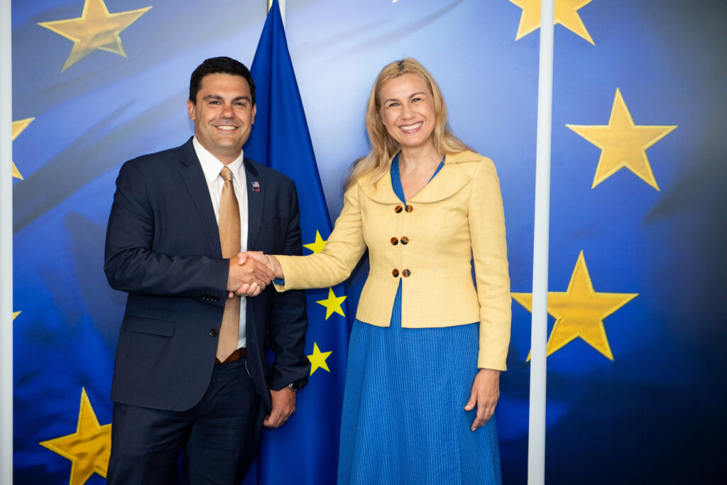 In 2023, Rice flew to Brussels to pitch representatives of the European Union on American gas exports, meeting with EU Energy Commissioner Kadri Simson.