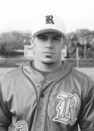 Toby Rice during his days as a baseball player at Rollins College. Credit: Courtesy of Rollins College Athletics