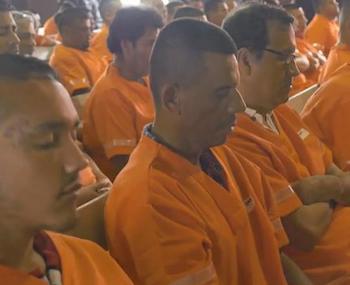 Meditation has helped bring violence levels down among inmates in Mexico's Apodaca prison