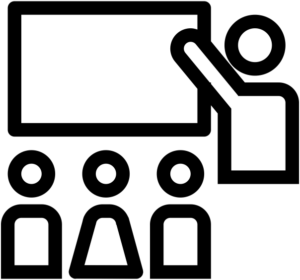 Icon representing Speed Reading and Memory workshops for schools, tailored for students, faculty, and staff to improve academic performance and productivity.