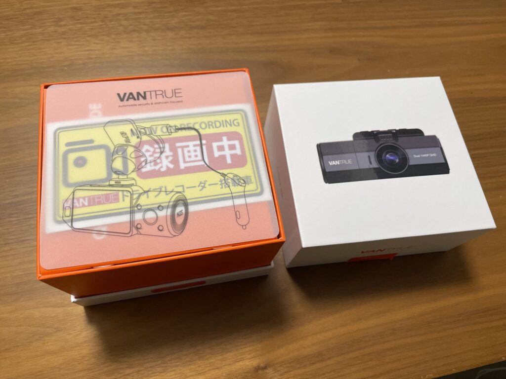 VANTRUE N2S 開封