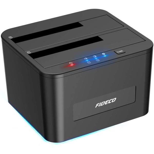 FIDECO HDDスタンド USB3.0接続 2.5型/3.5型 SATA HDD/SSD対応 パ...