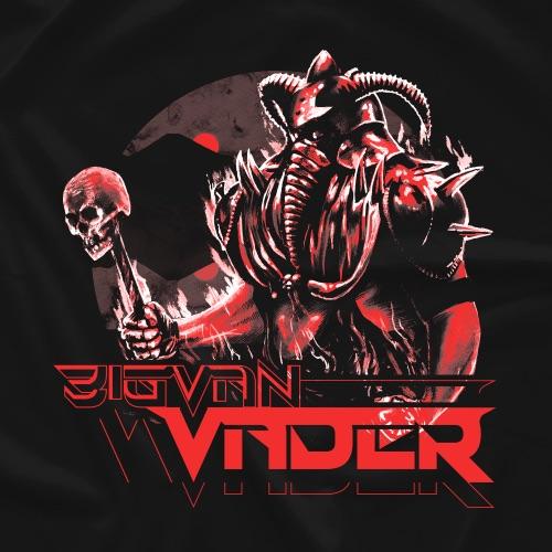 “皇帝戦士” ビッグバン・ベイダー Tシャツ「BIG VAN VADER Tシャツ」（ボディ色：ブラック）アメリカ直輸入Tシャツ（並行輸入品）WWF WCW WWE 新日本 全日本 | ブランド登録なし | 01