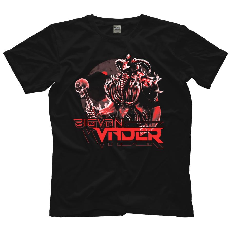 “皇帝戦士” ビッグバン・ベイダー Tシャツ「BIG VAN VADER Tシャツ」（ボディ色：ブラック）アメリカ直輸入Tシャツ（並行輸入品）WWF WCW WWE 新日本 全日本 | ブランド登録なし