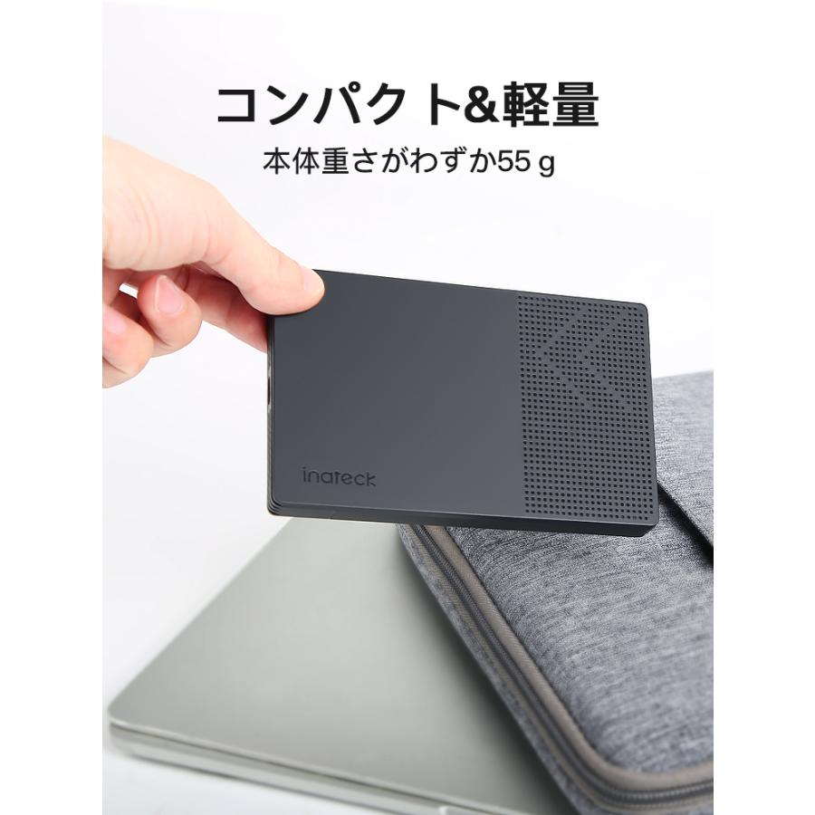 外付けドライブケース 2.5インチ USB 3.2 Gen 2 SSDケース HDD SSD 9.5mm 7mm SATA 3.0 自動スリーブ 高速データ転送 簡単バックアップ |  | 07