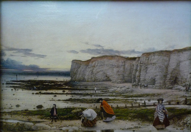 William Dyce, Pegwell Bay, Kent - a Recollection of October 5th, 1858, 1858-60, oil on canvas, 63.5 x 88.9 cm (Tate Britain, London) 