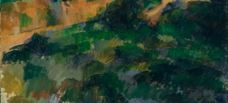 Detail, Paul Cézanne, Turning Road at Montgeroult, 1898, oil on canvas, 81.3 x 65.7 cm (Museum of Modern Art, New York)