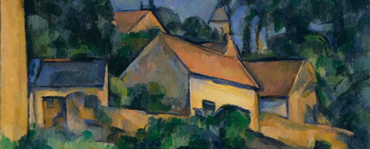 Detail, Paul Cézanne, Turning Road at Montgeroult, 1898, oil on canvas, 81.3 x 65.7 cm (Museum of Modern Art, New York)