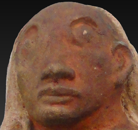 Detail, Paul Gauguin, Oviri, 1894, Stoneware, 75 x 19 x 27 cm (Musée d’Orsay, Paris)