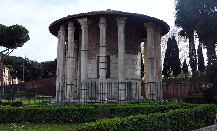 Temple attributed Herakles Victor, Forum Boarium, Rome, late 2nd century B.C.E.