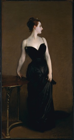 John Singer Sargent, Madame X (Madame Pierre Gautreau), 1883-84, oil on canvas, 82-1/8 x 43-1/4" (The Metropolitan Museum of Art)