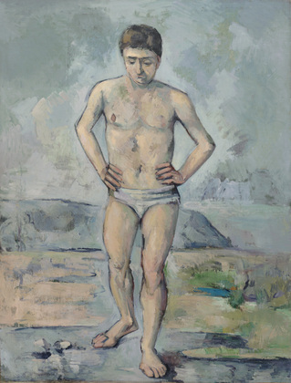  Paul Cézanne, The Bather, 1885-86, oil on canvas, 127 x 96.8 cm (The Museum of Modern Art)