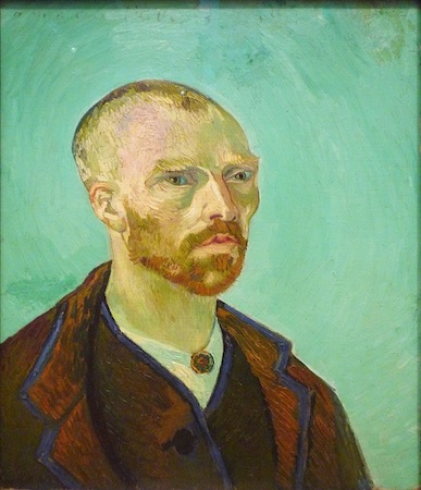 Vincent van Gogh, Self-Portrait (Dedicated to Gauguin), 1888, 65 x 52 cm (Fogg Art Museum, Cambridge)