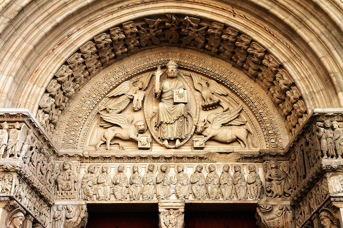 Tympanum and lintel, Saint Trophime (photo: Claude Valette, CC BY-ND 2.0)