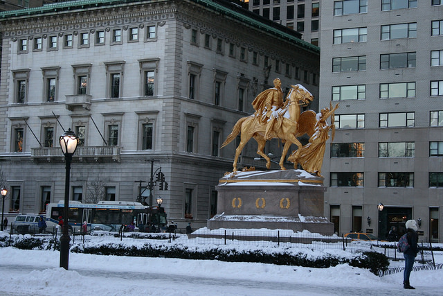 Augustus St. Gaudens, General William Tecumseh Sherman, 1903 (Grand Army Plaza, Fifth Avenue between 59th and 60th Streets) (photo: Stu Rapley, CC BY-NC-ND 2.0)