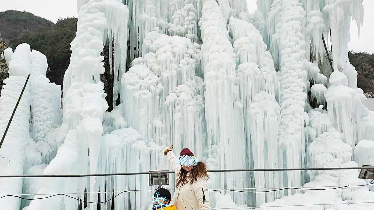 韓国青陽アルプスマウル雪まつり