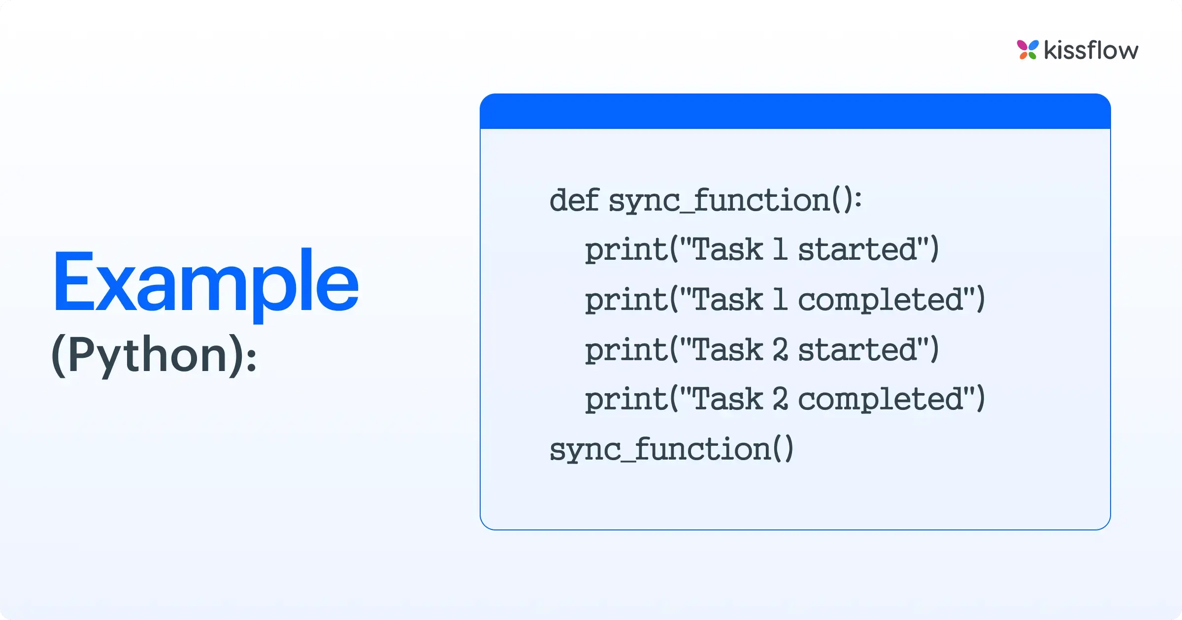 Example of Synchronous Programming