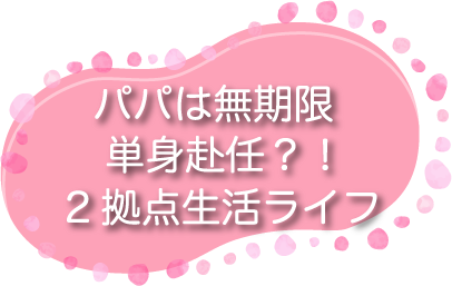 パパは無期限単身赴任？！2拠点生活ライフ