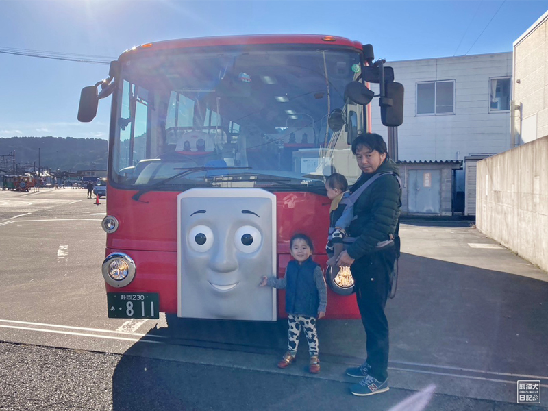 小倅と大井川鉄道のトーマス号