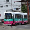 【鹿児島市電】2130形　2131号車”鹿児島県特定健診ラッピング車両”