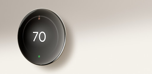 The Nest Learning Thermostat in Polished Silver.