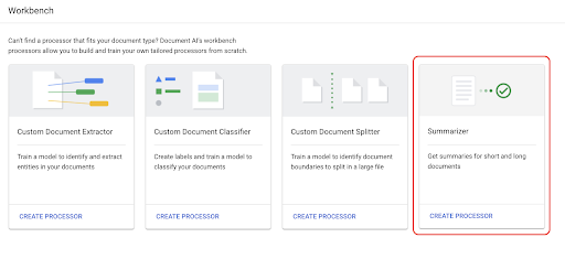 Workbench UI