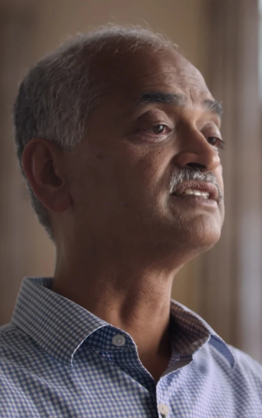 Video still of Pandu Nayak, Head of Search Ranking at Google