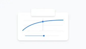 UI showing a conversions and cost graph