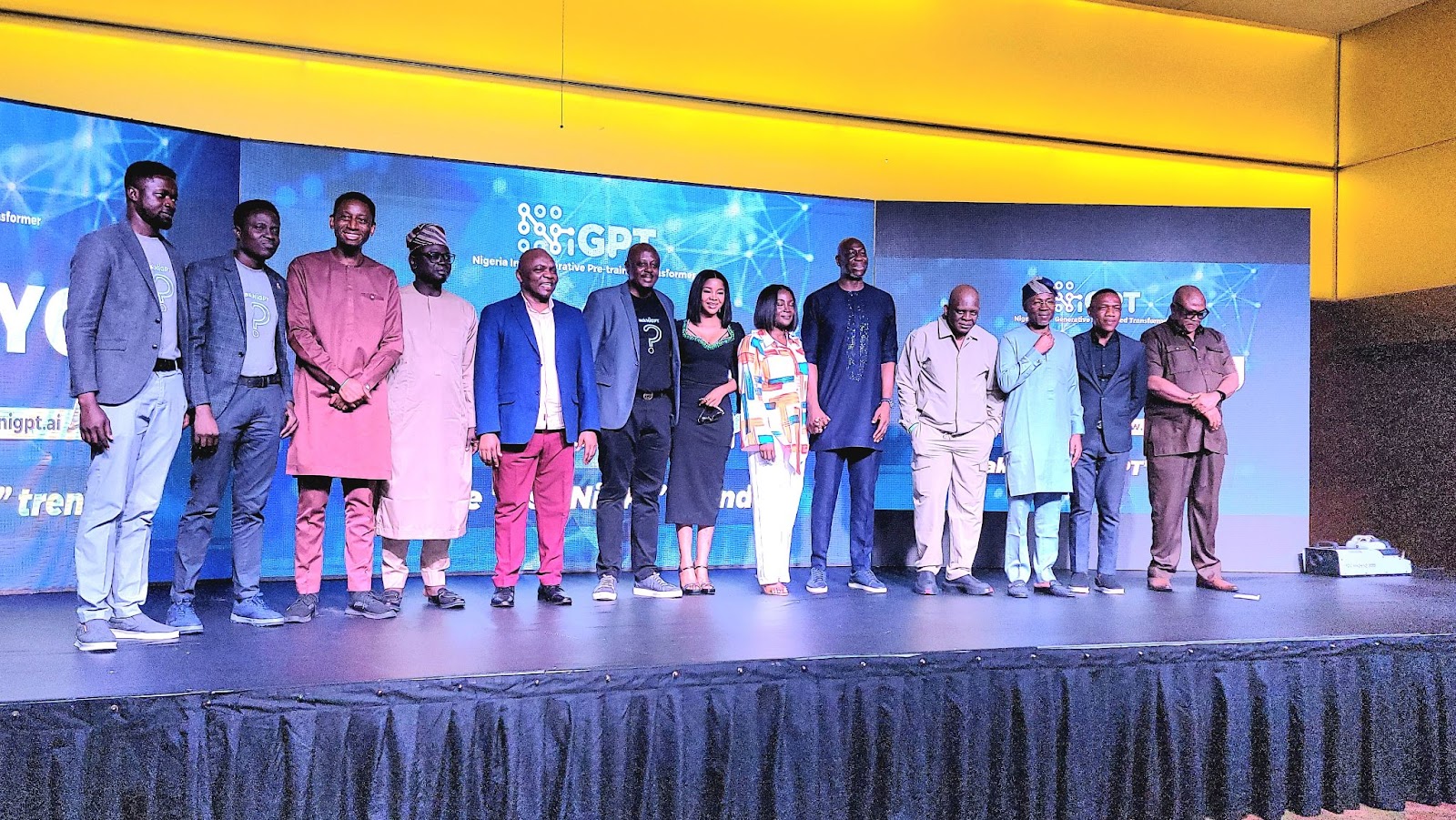 The launch of Nigeria's first generative AI, NiGPT