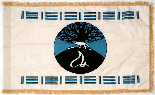 Mashantucket Pequot tribal flag | by Mashantucket Pequot Museum Libraries & Archives