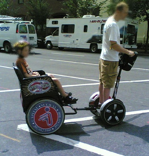 segway rickshaw - a sidewalk SUV | by Wayan Vota