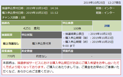 大和証券　恵和