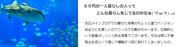 ６０代の一人暮らしの人って どんな暮らしをしてるのかなぁ