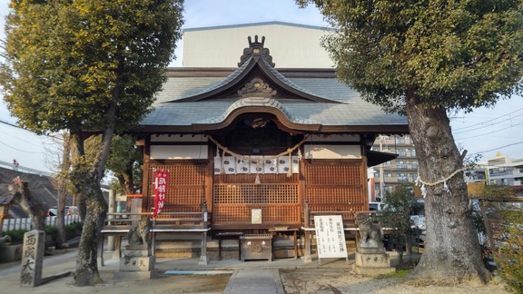 鼻川神社 拝殿